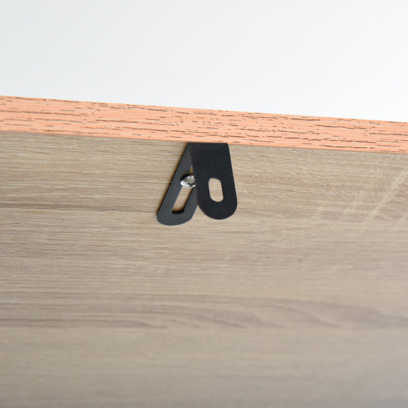 Libreria Moderna 4 Ripiani 60x30x136 cm in Truciolato  Rovere e Grigio