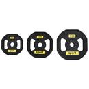 Bilanciere con Dischi 1,25Kg 2,5Kg 5Kg Peso Regolabile  Nero