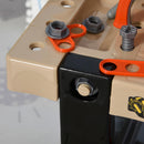 Banco da Lavoro con 64 Attrezzi per Bambini   Arancia e Nero