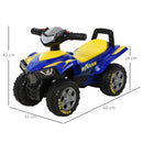 Quad Cavalcabile per Bambini   Blu
