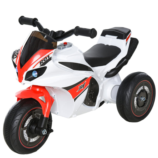 sconto Moto Porteur pour Enfants Blanc et Rouge
