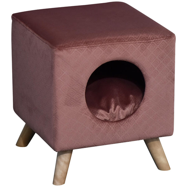 Niche surélevée pour chiens et chats 35x35x39,5 cm Rose antique prezzo