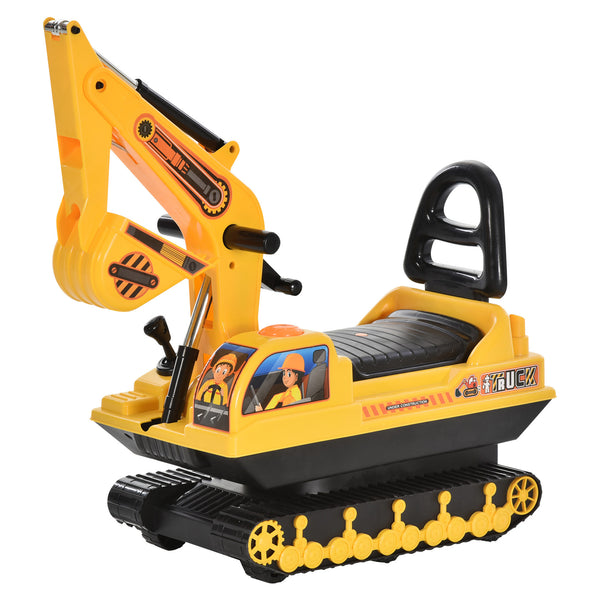 Pelle bulldozer autoportée pour enfants jaune et noir online