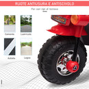 Moto Elettrica Police per Bambini 6V   Rossa