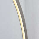 Lampada da Terra ad Arco a LED 3000K 50x23x149 cm in Acciaio e Allumino  Argento