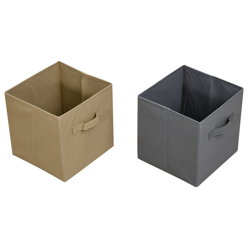 Armadietto Libreria 8 Ripiani 4 Cassetti Pieghevoli 54,5x24x122,5 cm  Bianco