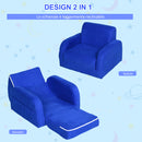 Poltroncina Letto per Bambini 51x45x38 cm  Blu