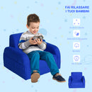 Poltroncina Letto per Bambini 51x45x38 cm  Blu