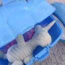 Triciclo Passeggino con Seggiolino Reversibile per Bambini   Blu