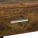 Tavolino Basso da Caffè 110x55x45 cm con Cassetto in Truciolare 