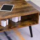 Tavolino Basso da Caffè 110x55x45 cm con Cassetto in Truciolare 