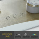 Specchio da Tavolo con LED 41,5x13,5x51 cm per Trucco Make up 