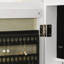 Armadio Portagioie a Specchio 35,5x9x100 cm  Bianco