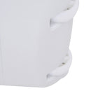 Lavabo Portatile da Campeggio 17L 51x33,5x103 cm con Ruote in HDPE  Grigio Chiaro