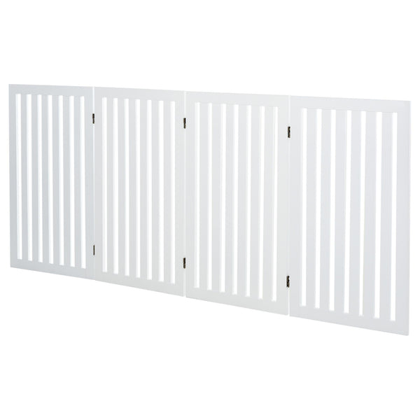 Barrière de Sécurité Pliable pour Animaux 203,2x1,8x91 cm en Bois Blanc online