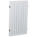 Cancelletto di Sicurezza Pieghevole per Animali Domestici 203,2x1,8x91 cm in Legno  Bianco