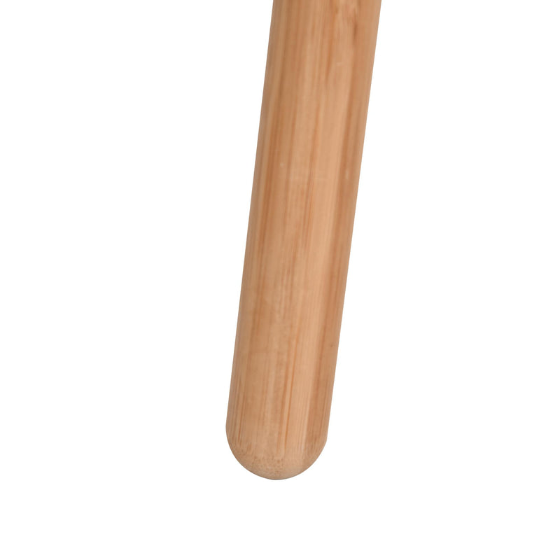 Lampada da Terra Tripode in Legno con Paralume in Metallo 70x70x170 cm E27 