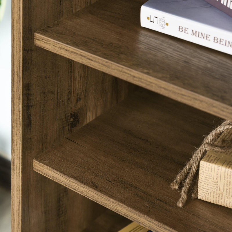 Scaffale Libreria 3 Ripiani 1 Cassetto 48x39x87,2 cm in Truciolare  Marrone