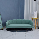 Cuccia Divano per Gatti e Cani di Media Taglia 98,5x60,5x35 cm  Verde