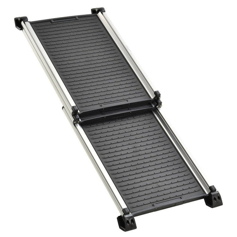 Rampa Pieghevole Antiscivolo Auto per Cani fino a 100 Kg   Nera