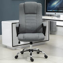 Sedia da Ufficio Presidenziale in Similpelle  Grigia