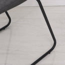 Set 2 Sedie Imbottite in Similpelle  Grigie