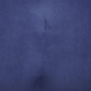 Set 2 Sedie Imbottite 44,5x59,5x91 cm in Flanella  Blu