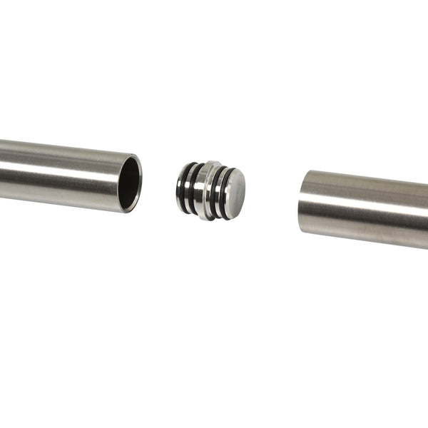 acquista Kit de rail de porte coulissante avec accessoires en acier inoxydable