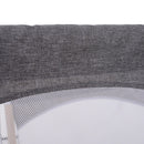 Trampolino Tappeto Elastico per Bambini 126x109x98 cm  Grigio