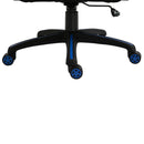 Sedia da Gaming Ergonomica 74x63x118,5- cm  Nera Blu e Giallo