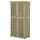 Meuble de Rangement de Jardin 87x46,5x160 cm en Bois Gris
