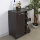 Mobile Bar Cantinetta Bottiglie Vino Legno Cantina 6 Posti Porta Calici Amaretto