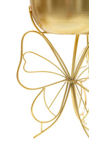 Porta Vaso Farfy Ø22x40 cm in Ferro Oro      
