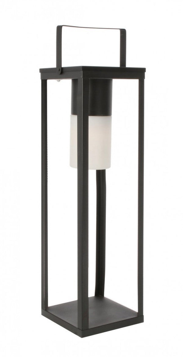 Lampada Lanterna Solare 20x20x75h cm con Manico Nero sconto