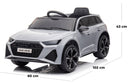 Macchina Elettrica per Bambini 12V con Licenza Audi RS6 Grigia