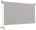Auvent déroulant 2,5x1,5m en polyester gris cendre