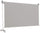 Auvent déroulant 2,5x1,5m en polyester gris cendre