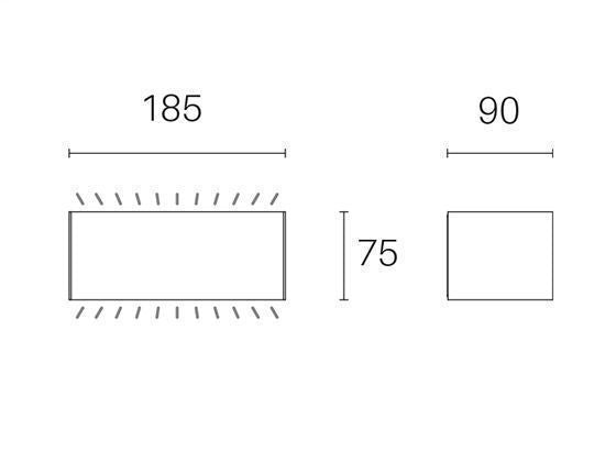 Applique da Esterno a LED 12W 4000K Sovil Bianco