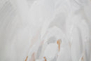 Dipinto su Tela Bianco Flower 90x3,7x90 cm in Legno di Pino e Canvas Multicolor