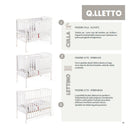Set Lettino Culla Copripiumone Piumino Biancheria e Materasso Italbaby Q.lletto