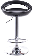 Sgabello con Alzata a Gas e Seduta Girevole in Abs Vandi Arancione