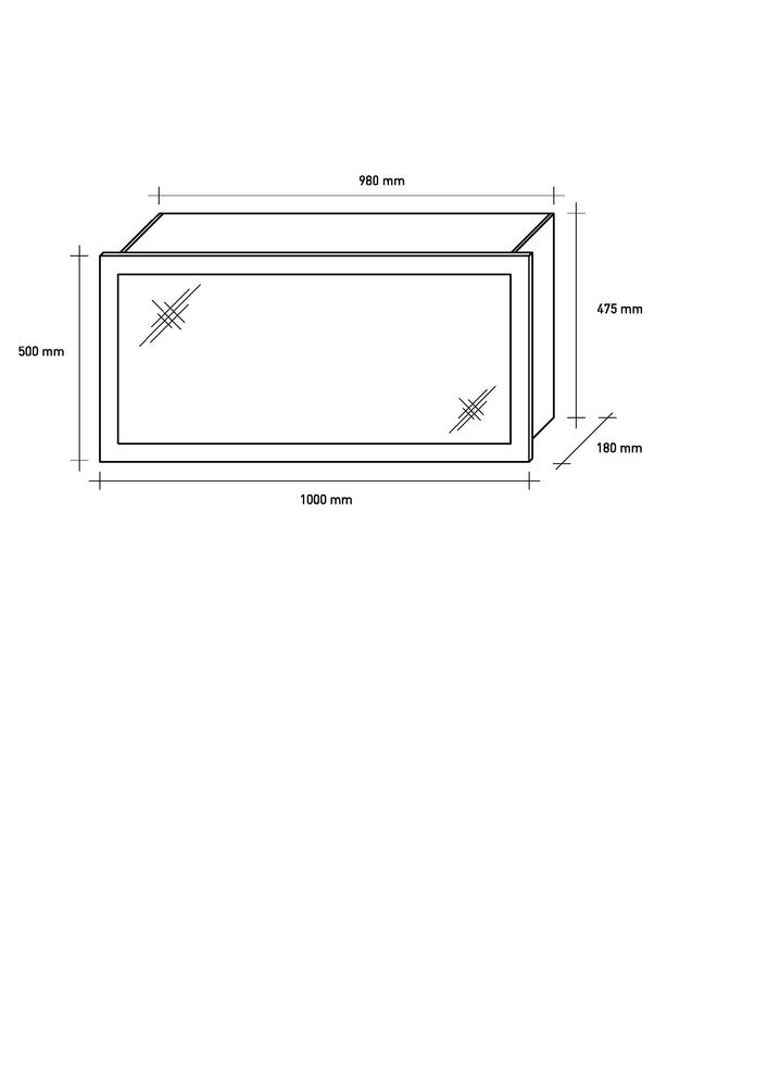 Mobile da Bagno sospeso HW07 Tabacco Chiaro TFT