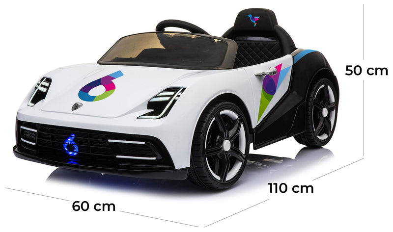 Macchina Elettrica per Bambini 12V Miller Six Bianca