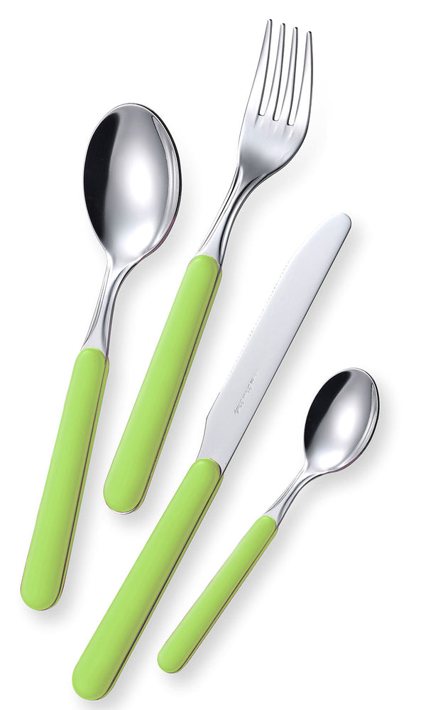 Servizio Set di Posate 24 Pezzi in Acciaio Eme Bonita Verde 69 prezzo