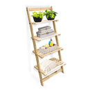 Scaffale Libreria a Scala 4 Ripiani in Legno