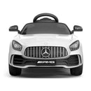 Auto Macchina Elettrica per Bambini 12V con Licenza Mercedes GTR AMG Bianca