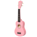 Ukulele Soprano in Legno con Accessori  Rosa