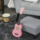 Ukulele Soprano in Legno con Accessori  Rosa