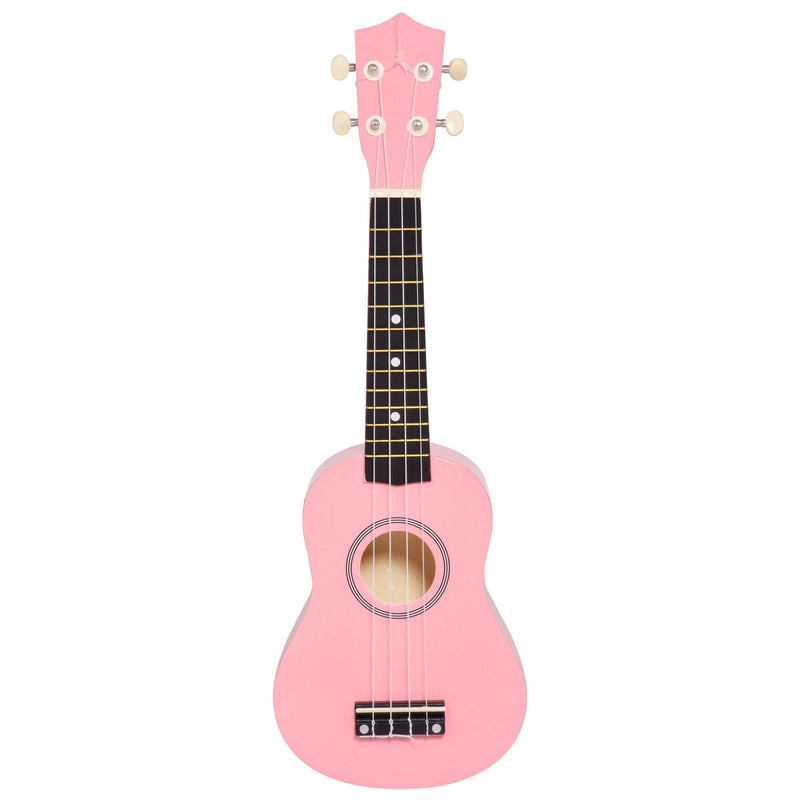 Ukulele Soprano in Legno con Accessori  Rosa