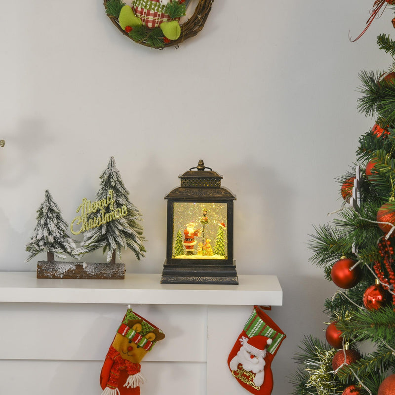 Lanterna Natalizia a Batteria 161x8,8x26,5 cm con Musica e Luce 